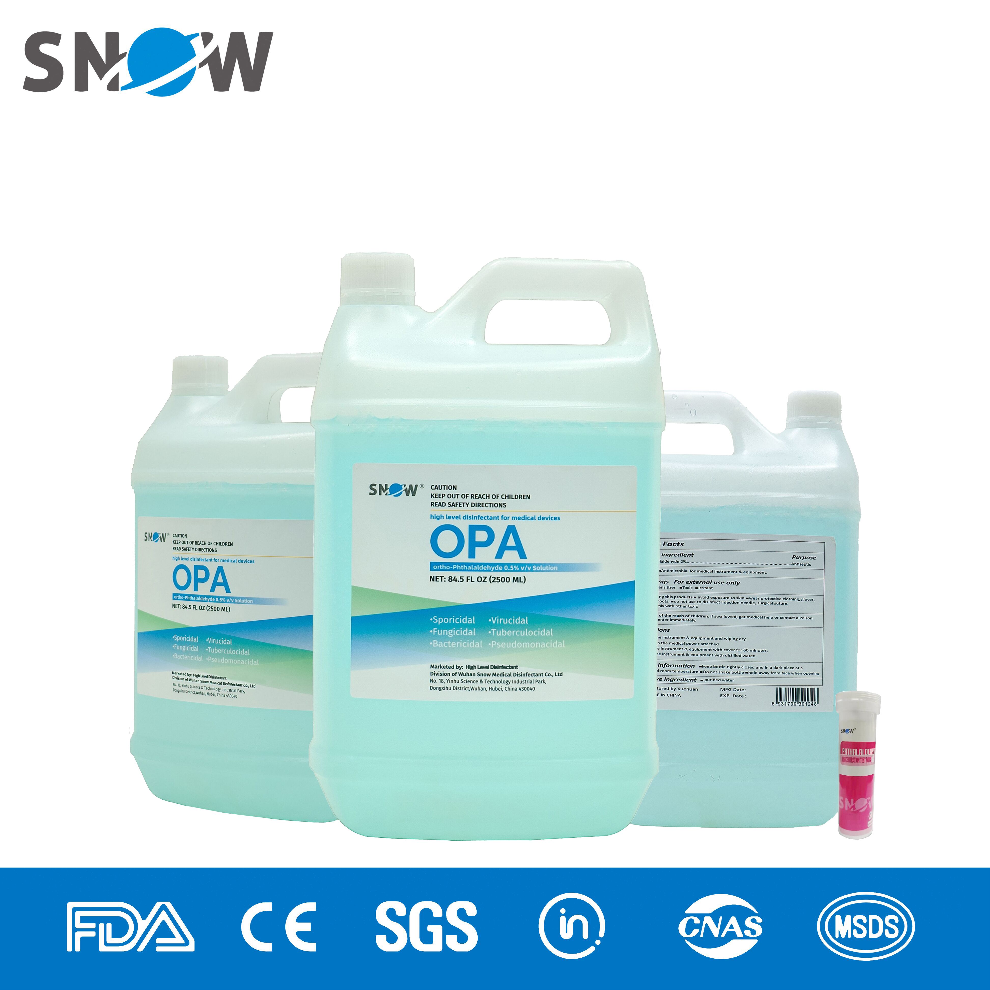 What is high level disinfectant solution OPA?