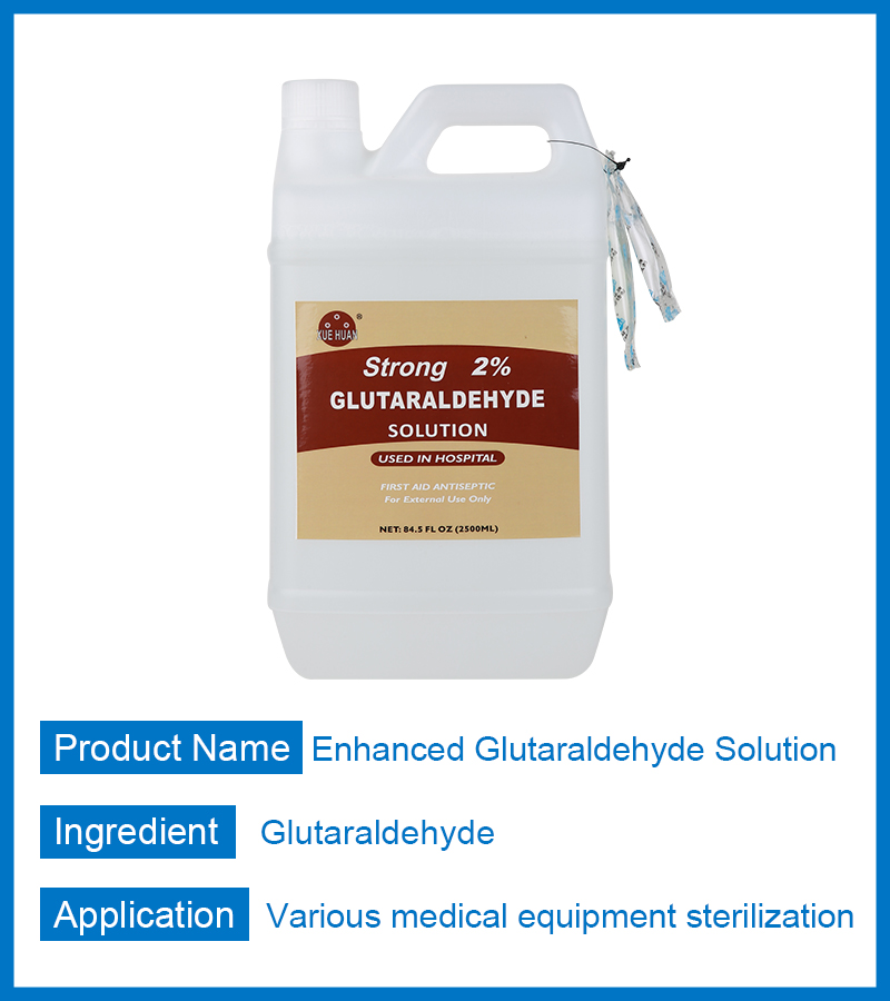 Enhanced 2% Glutaraldehyde Solution for Hospital Device Sterilization