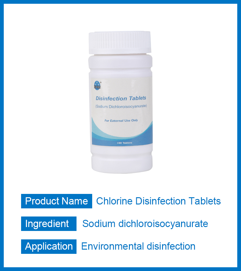 Chlorine Bleach Disinfectant Tablets